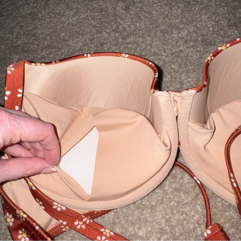 Orange Daisy Victoria’s Secret High Waist Bikini Set - Picture 8 of 10